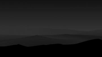 Dark Night Mountains Minimalist 4k Simple Background Wallpaper