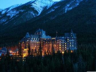 Fairmont Banff Springs Hotel Haunted 4k HD Desktop Wallpaper