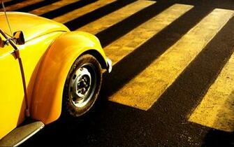 Vintage Vw Beetle Section Wallpaper Stock
