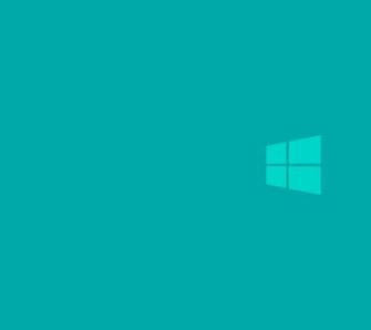 Cyan Light Blue Clean Windows Logo Wallpaper Art HD
