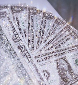 Shiny Money Papel De Parede Brilhante Branco