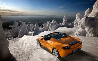 Tesla Roadster Wallpaper HD Car