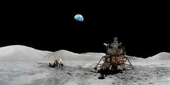 Wallpaper Apollo Lunar Landscape Space Mural