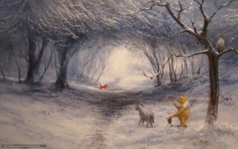 Wallpaper Piglet Winnie The Pooh Donkey Eeyore Tiger