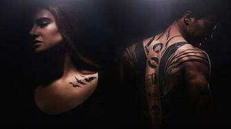 Dashing Couple Tattoo Art Body Wallpaper HD