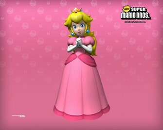 Princess Peach Mario Bros Wallpaper Background