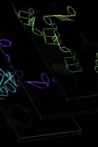 Neon Music Notes Live Wallpaper For Android Apk