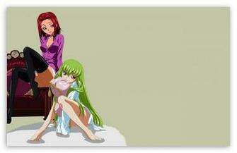 Code Geass Cc And Kallen HD Wallpaper For Standard Fullscreen