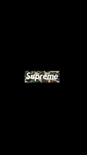 Nike Supreme iPhone Wallpaper Top