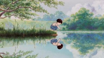 HD Wallpaper Studio Ghibli Hotaru No Naka Lake Water Plant