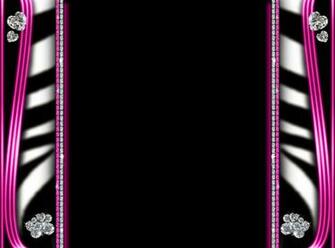 Zebra Print Glamour Background