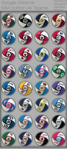 Google Chrome Nba Edition All Teams By Xylomon