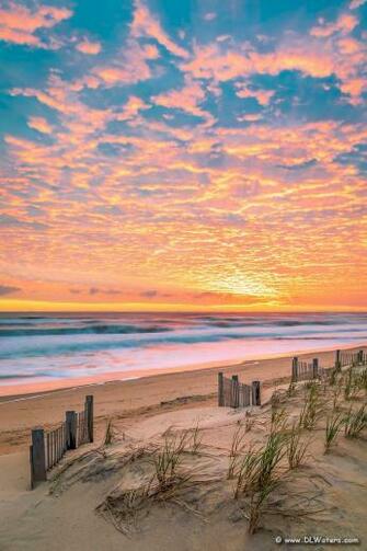Dan Waters On Outer Banks Nc Beautiful Sunrise Sunset