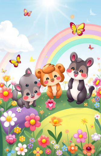 Cute Cartoon Wallpaper For Girls