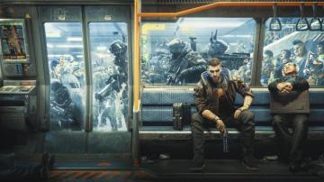 Cyberpunk Chaos Metro Wallpaper Cyberpunkgame