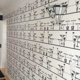 Manhattan Bar Art Deco Wallpaper Design By Atadesigns Installed For
