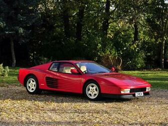 Ferrari Testarossa iPhone Wallpaper Image