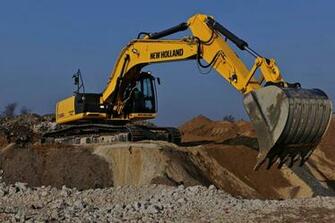 Nh E305c Excavator Wallpaper