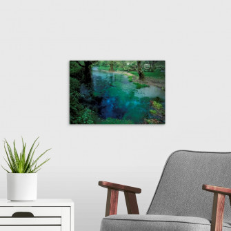 Albania Blue Eye Spring In Forest Surrounding Durres Natural