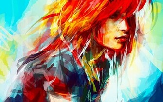 Hayley Williams Women Paintings Redheads Artwork Drawings Alice X
