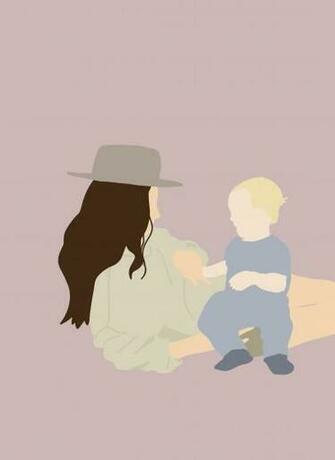 Motherhood Illustration Mother S Day Digital Art