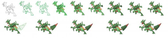 Mega Sceptile Request By Oroshibu