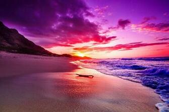 Beautiful Beach Sunset Wallpaper