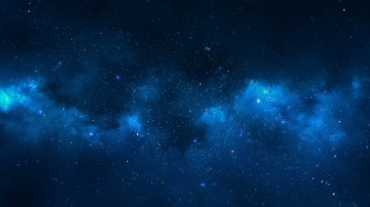 Space Art Artwork Simple Background Blue