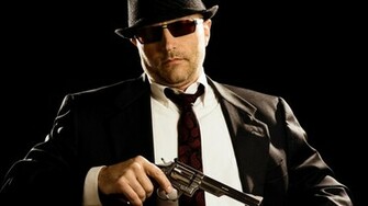 Gangster With A Revolver Wallpaper And Image Pictures