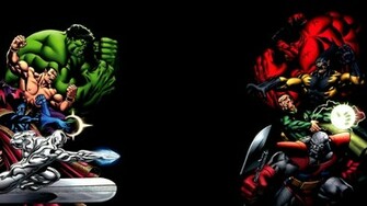 Red Hulk Vs Green And Wallpaper Hot HD
