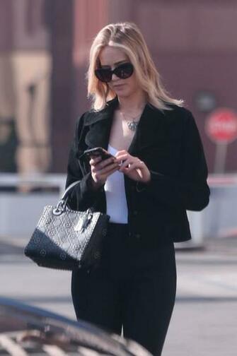 Jennifer Lawrence Out And About In Westwood