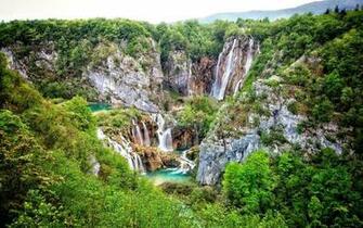 Plitvice Lakes National Park Croatia Mountain