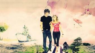 Lovely Couple Girl Boy Anime Love HD Wallpaper Stylish