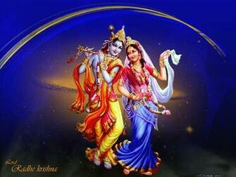 Radha Krishna Holi Hindu God Wallpaper