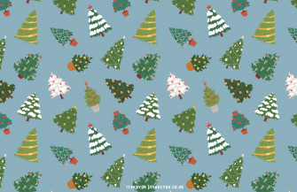 Christmas Wallpaper Ideas Dusty Blue Background I Take You