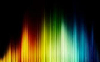 Rainbow Colored Lines Wallpaper