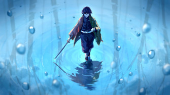 Giyu Tomioka Kimetsu No Yaiba Demon Slayer 4k Wallpaper