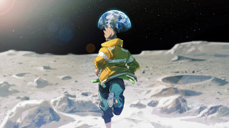 David In The Moon Cyberpunk Edgerunners 4k Wallpaper iPhone HD