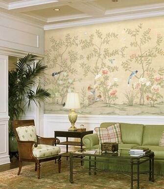 Sybaritic Spaces The Wait Is Over Digital Chinoiserie Wallpaper