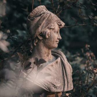 Wallpaper Sculpture Statue Bust iPad Air