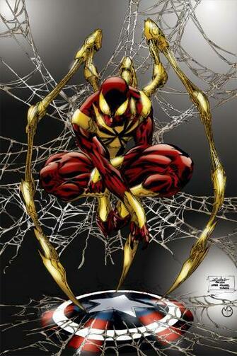 Iron Spider Man By Marcbourcier