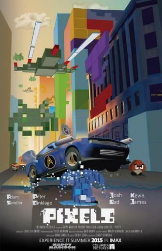 Pixels Movie Fanmade Poster Vector Only By Ghostofkorah On