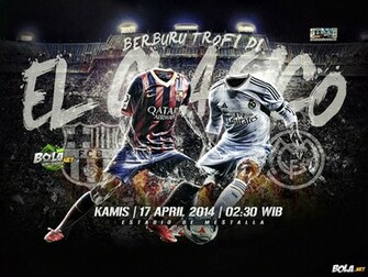 Bola Net Wallpaper Barcelona Vs Real Madrid