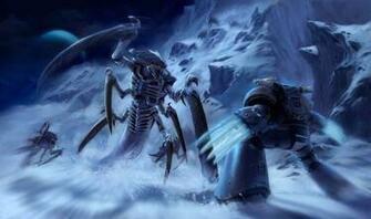 Warhammer 40k Space Wolves Wallpaper Wolf Priest While The