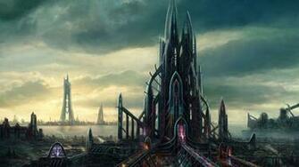 Sci Fi City Wallpaper