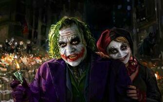 Harley Quinn Joker Dc Comics Artwork Batman Wallpaper