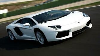 White Lamborghini Wallpaper