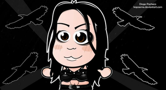 Paige Anti Diva Wwe Chibi Wallpaper By Kapaeme