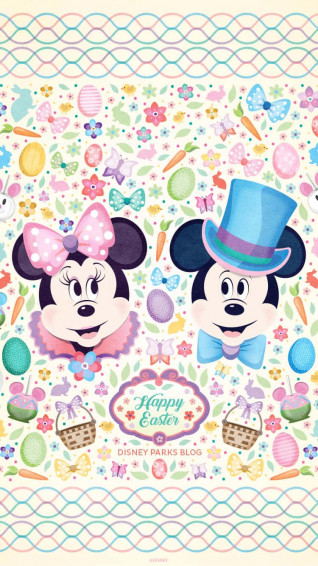 Cute Easter iPhone With Mickey Mouse Wallpaper