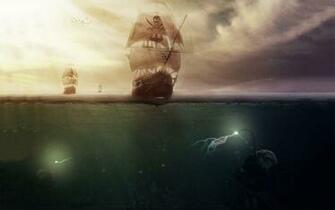 Sea Monster Wallpaper
